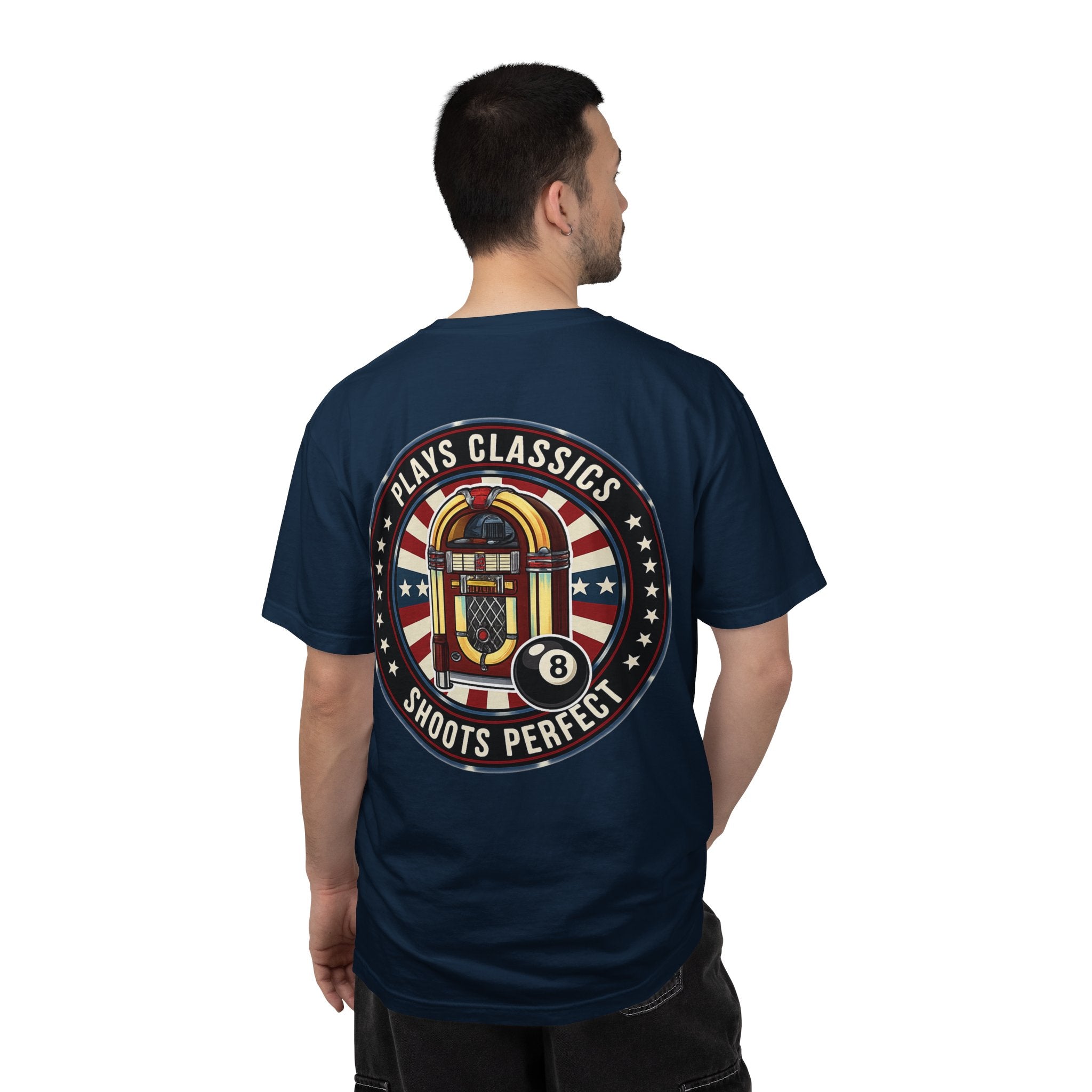 Plays Classics, Shoots Perfect Classic Jukebox Billiards Comfort Colors Tee