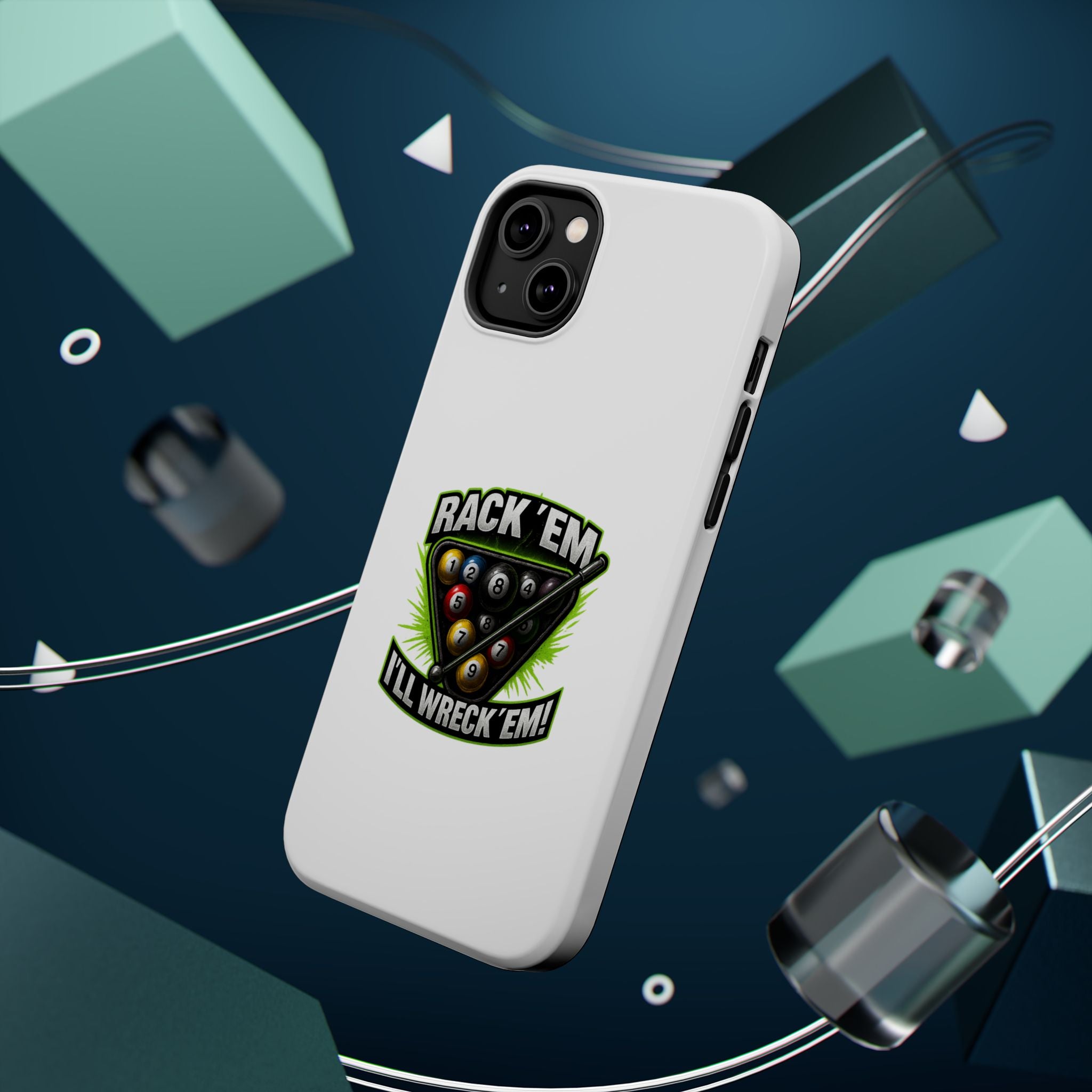 Magnetic Phone Case - Rack 'Em, I'll Wreck 'Em | Cool Custom Impact-Resistant Cases for Gamers & Pool Lovers, Perfect Gift for [...]