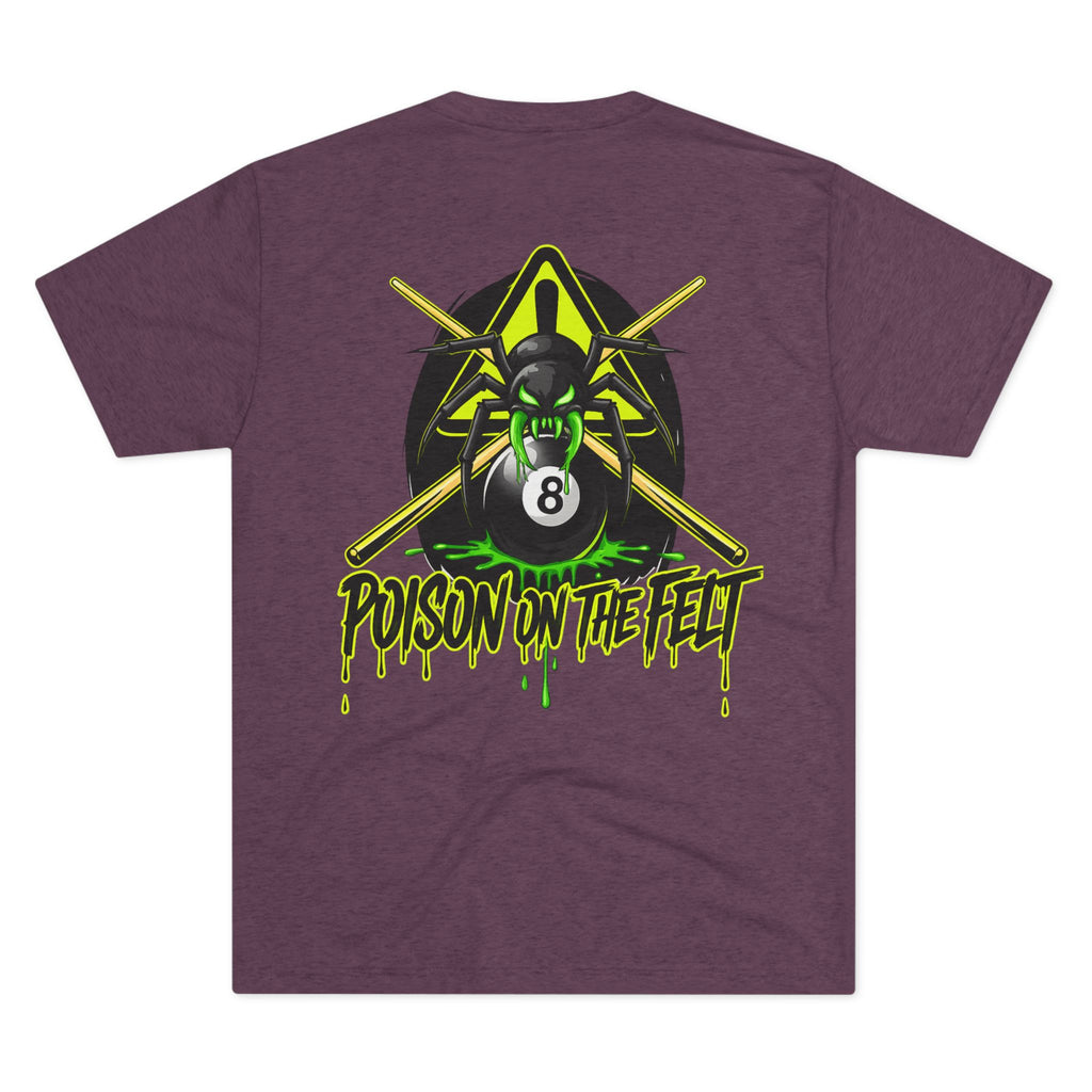 Poison on the Felt Billiards Spider Next Level Tee