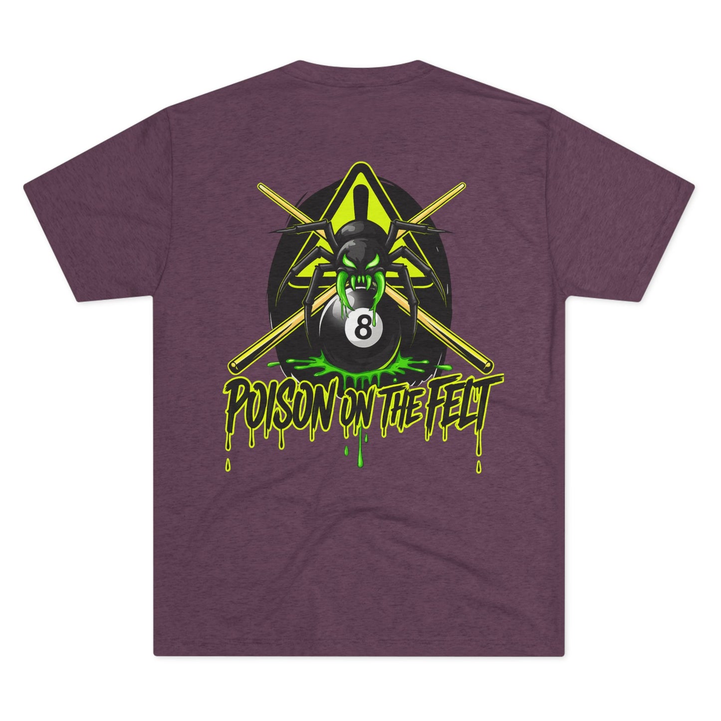 Poison on the Felt Billiards Spider Next Level Tee