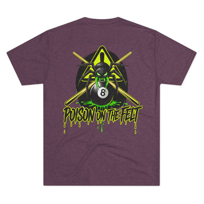 Poison on the Felt Billiards Spider Next Level Tee