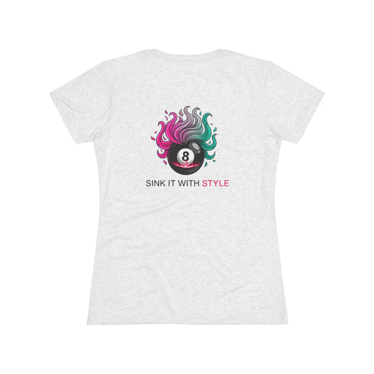 Sink It With Style Next Level Women's Tri-Blend Tee