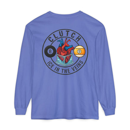Clutch Ice in the Veins V2 Comfort Colors Long Sleeve Tee