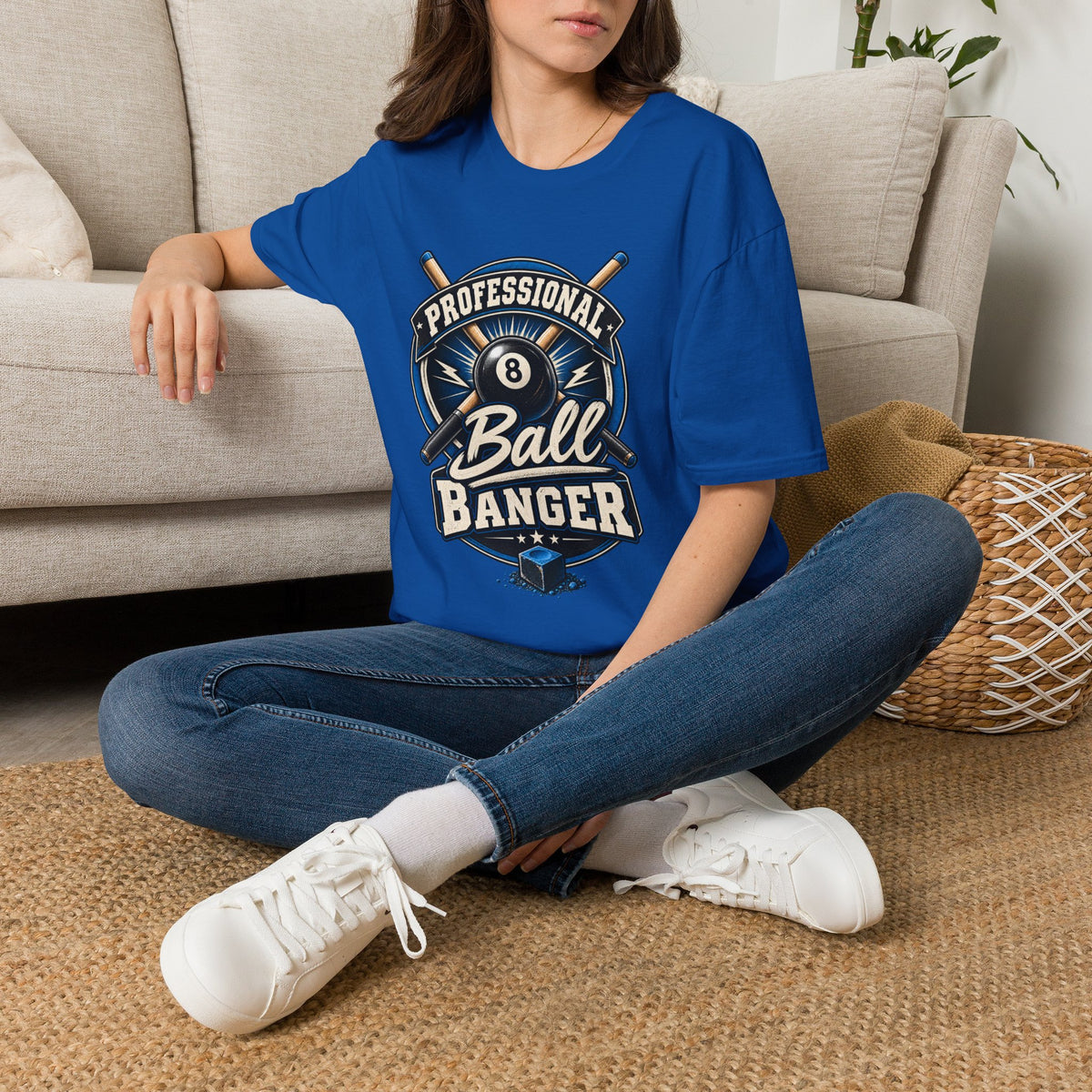 Professional Ball Banger – Funny Billiards T-Shirt – Pool Player Tee