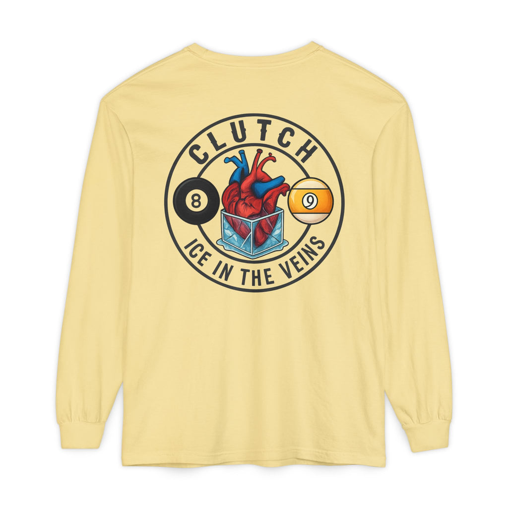 Clutch Ice in the Veins V2 Comfort Colors Long Sleeve Tee