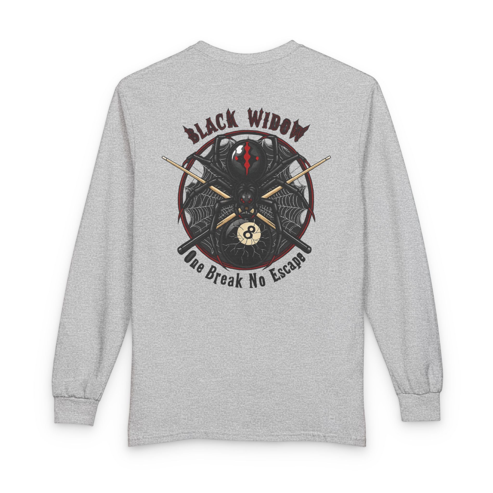 Black Widow Billiards Gildan Long Sleeve Tee