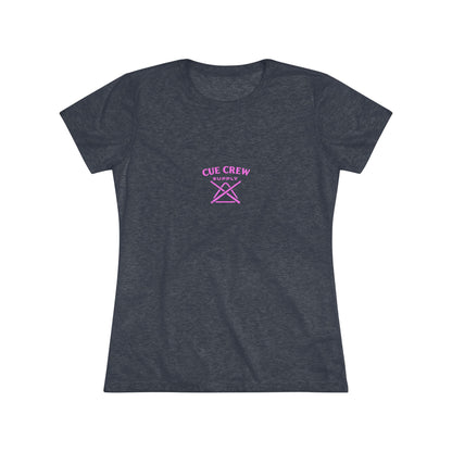 Cue Diva No Mercy Next Level Women's Tri-Blend Tee