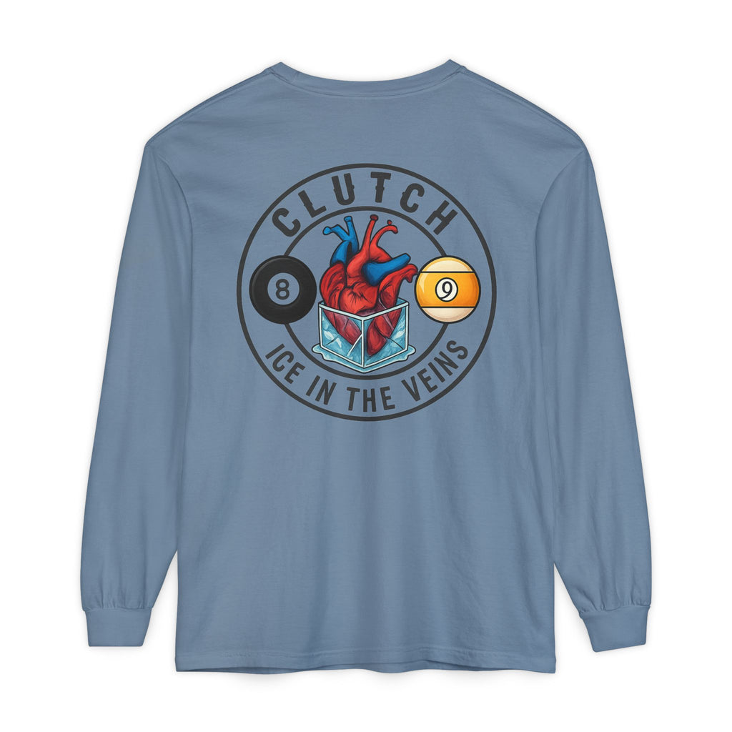 Clutch Ice in the Veins V2 Comfort Colors Long Sleeve Tee