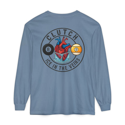Clutch Ice in the Veins V2 Comfort Colors Long Sleeve Tee