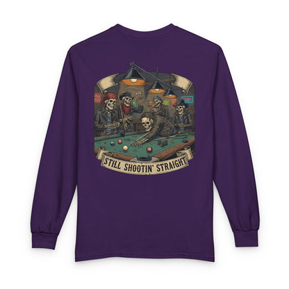 Still Shootin’ Straight Billiards Gildan Long Sleeve Tee