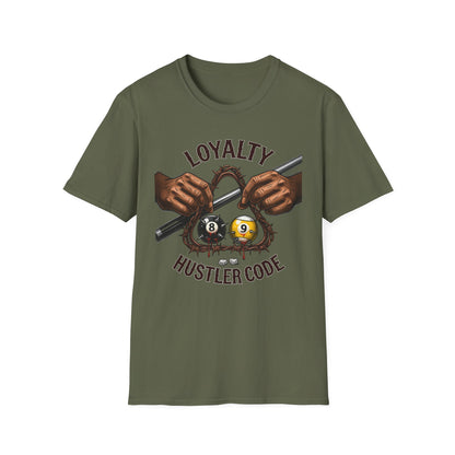 Loyalty- Hustler Code Billiards Core Line Gildan Tee