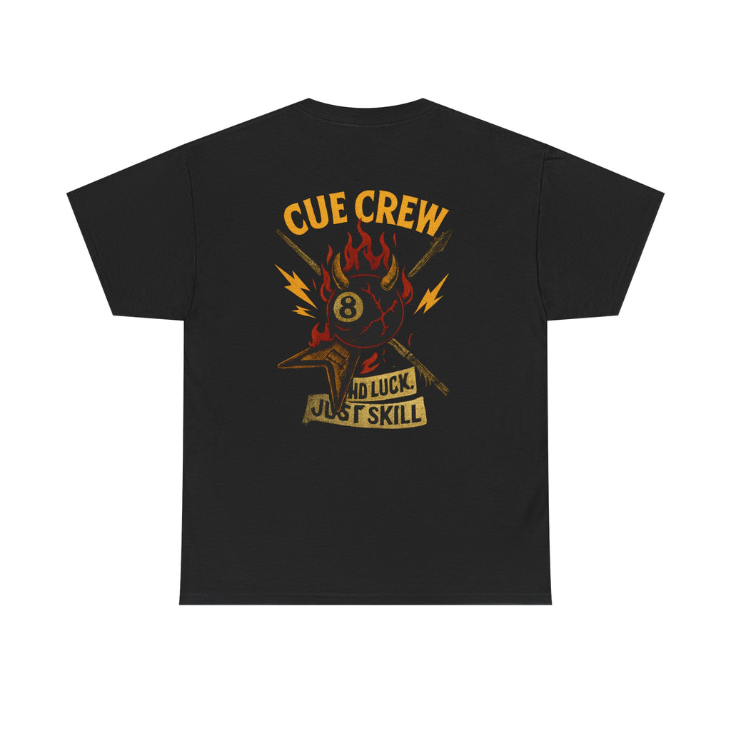 Cue Crew No Luck Just Skill Ver 2 Tee