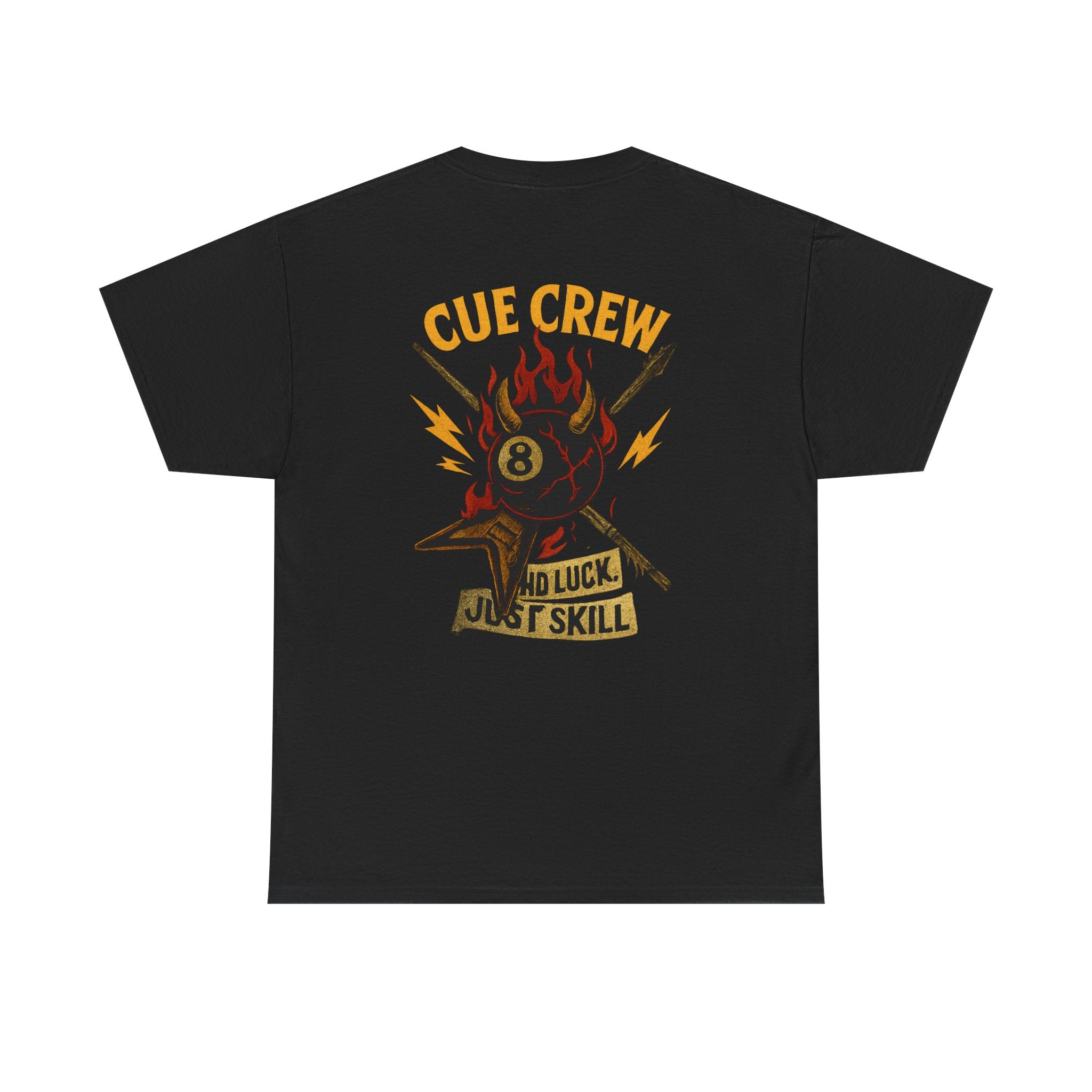 Cue Crew No Luck Just Skill Ver 2 Tee