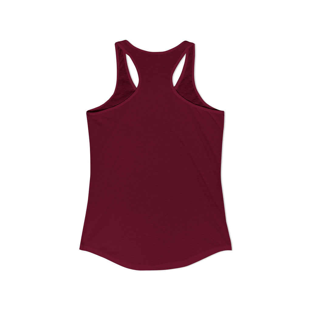 Eight Ball Bombshell Women's Racerback Tank Top V2 | Retro Pin-Up Pool Player Billiards Graphic Tank