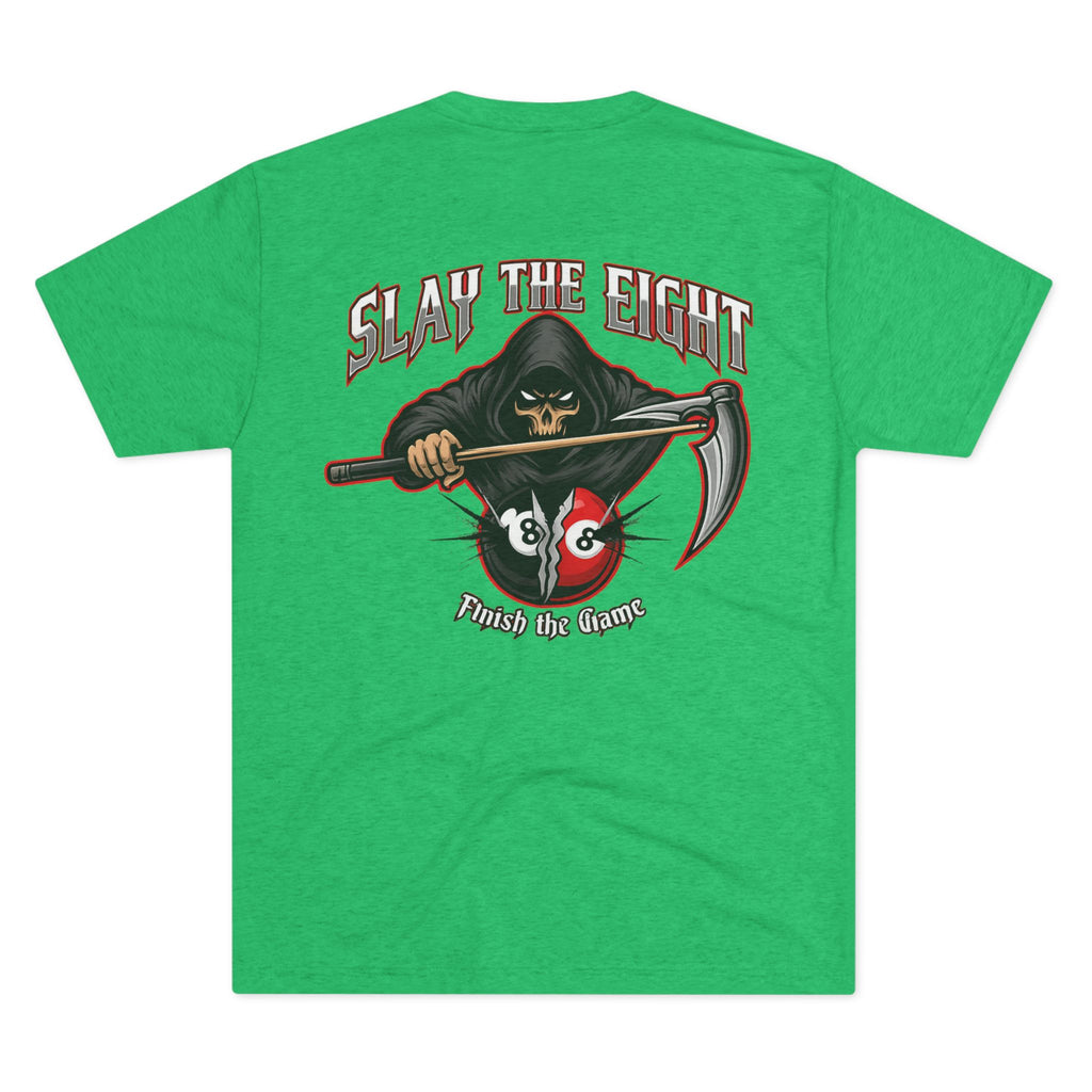 Slay the Eight Finish The Game Next Level Tri-Blend Tee
