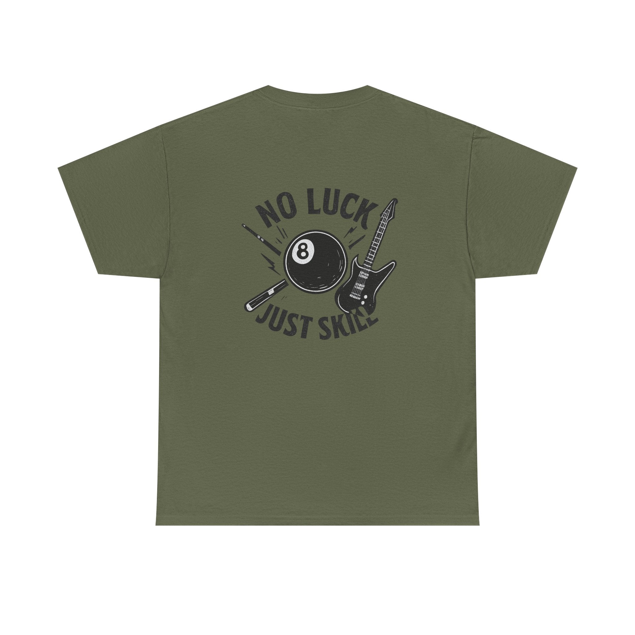 No Luck Just Skill Billiards Tee