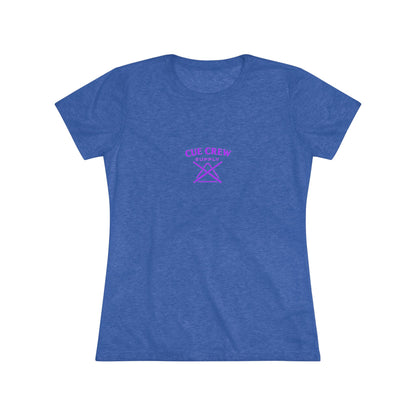 Bow Down - The Table Has A Queen Next Level Women's Tri-Blend Tee