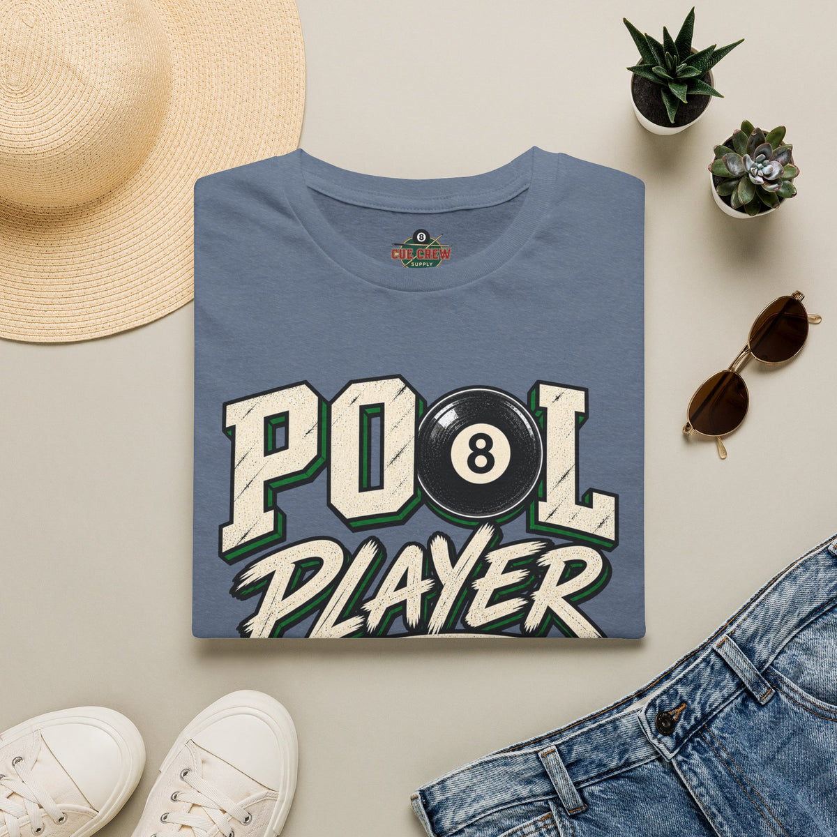 Pool Player Results May Vary – Funny Billiards T-Shirt