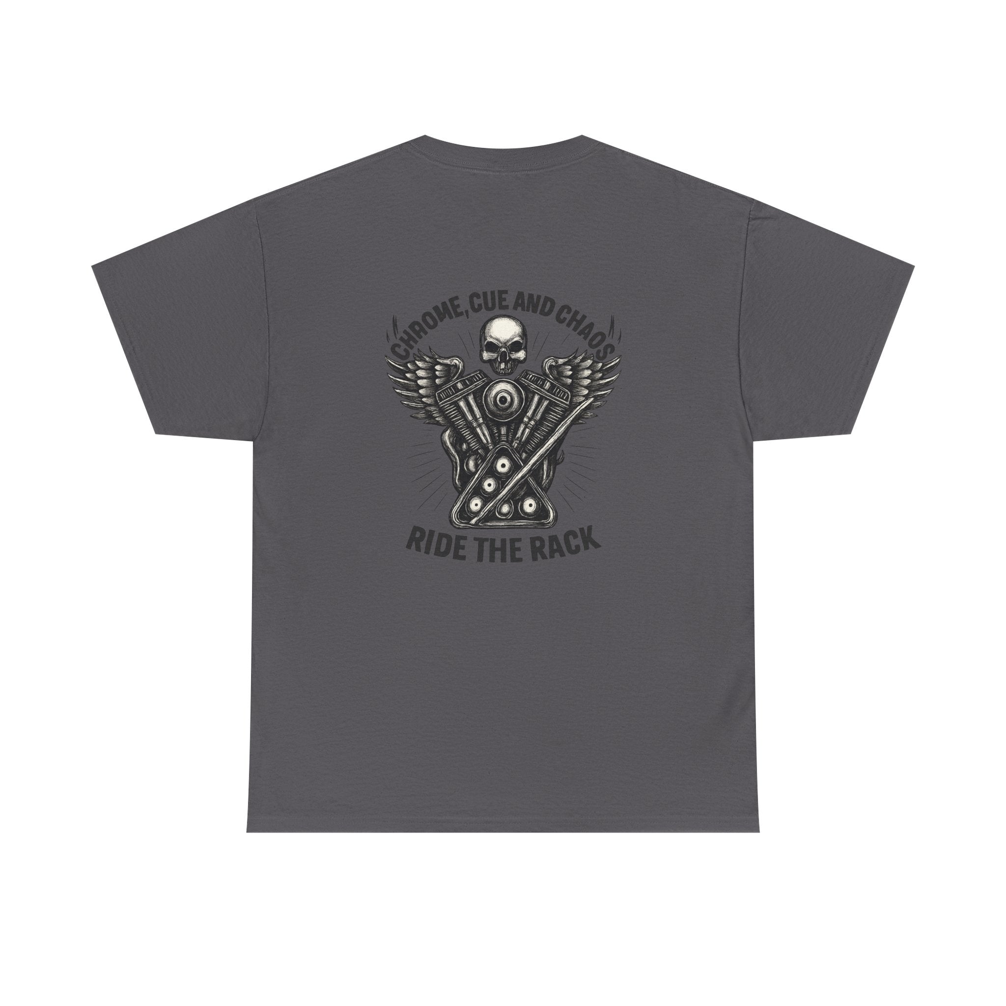 Chrome Cue Chaos Billiards Graphic Tee
