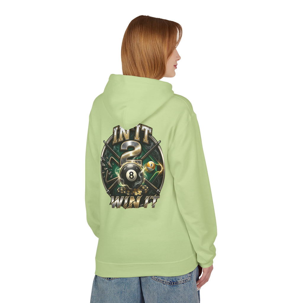 In It 2 Win It Pool Player Hoodie | Lucky 8 Ball & 9 Ball Billiards Graphic Hoodie | Cue Crew Supply