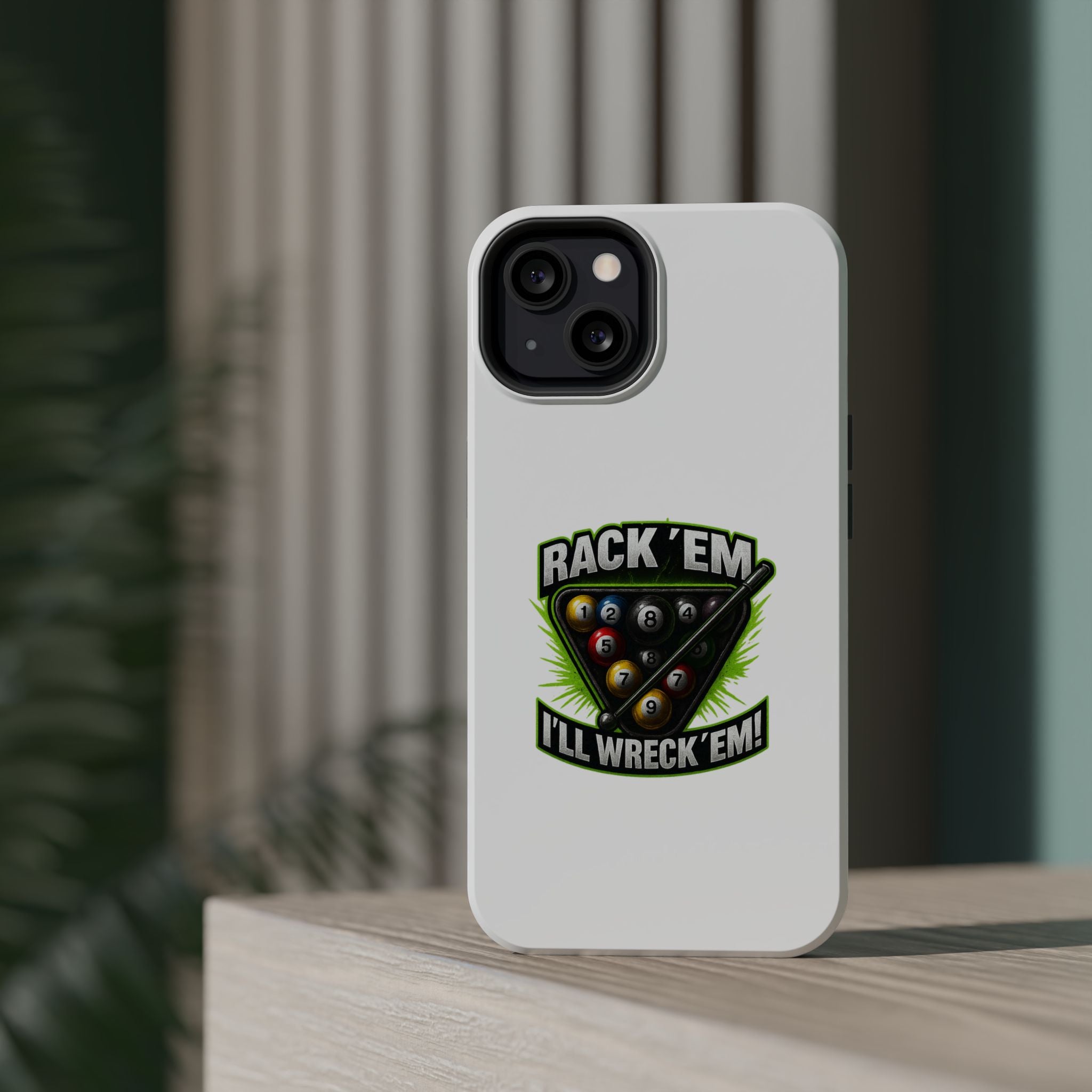 Magnetic Phone Case - Rack 'Em, I'll Wreck 'Em | Cool Custom Impact-Resistant Cases for Gamers & Pool Lovers, Perfect Gift for [...]