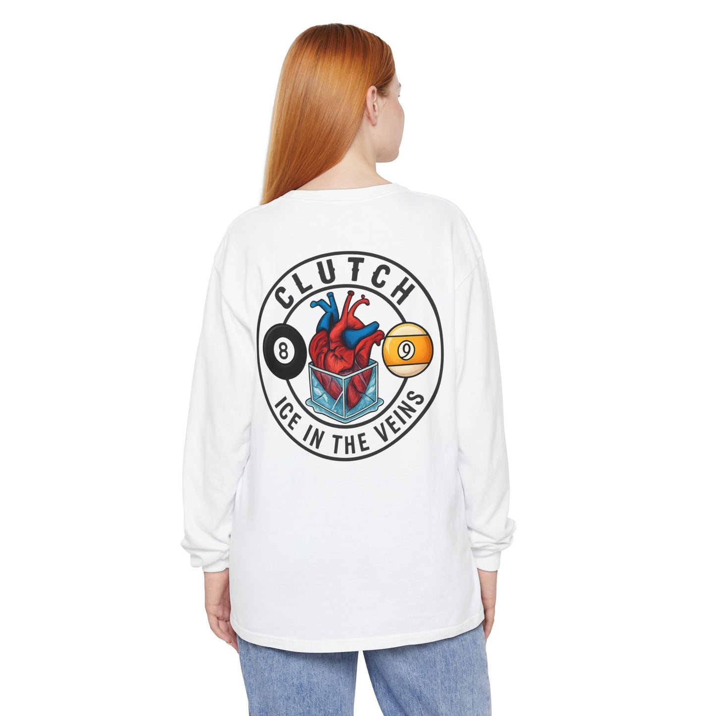 Clutch Ice in the Veins V2 Comfort Colors Long Sleeve Tee