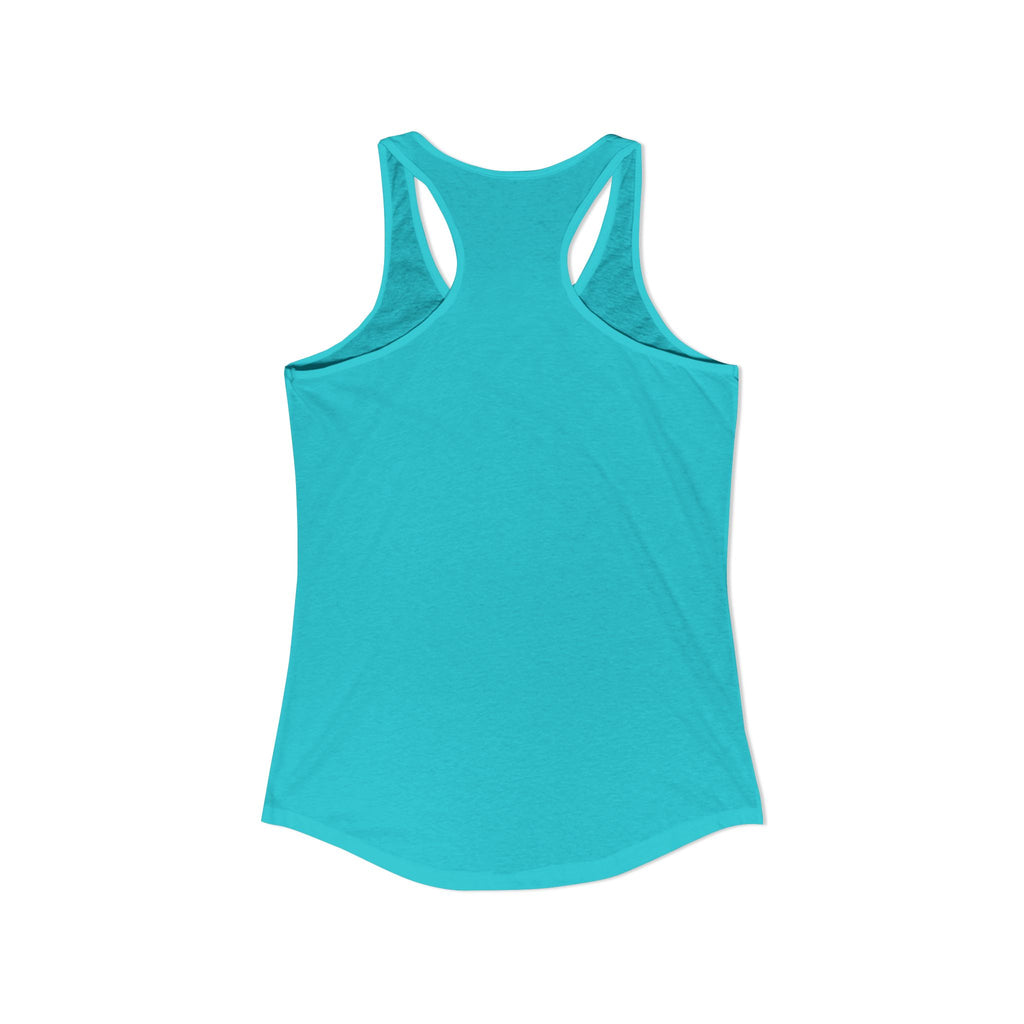 Eight Ball Bombshell Women's Racerback Tank Top V2 | Retro Pin-Up Pool Player Billiards Graphic Tank