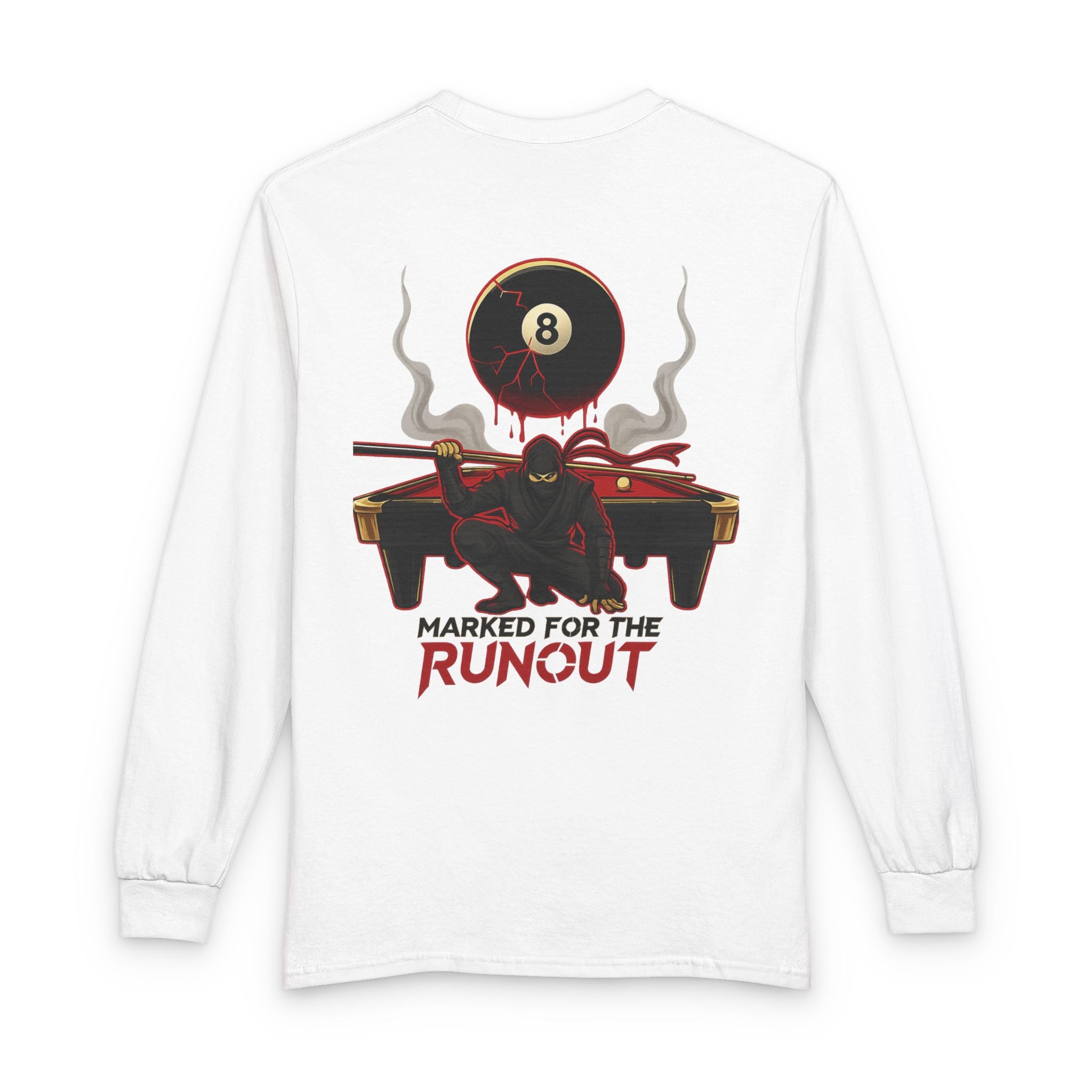 Marked for the Runout Billiards Gildan Long Sleeve Tee
