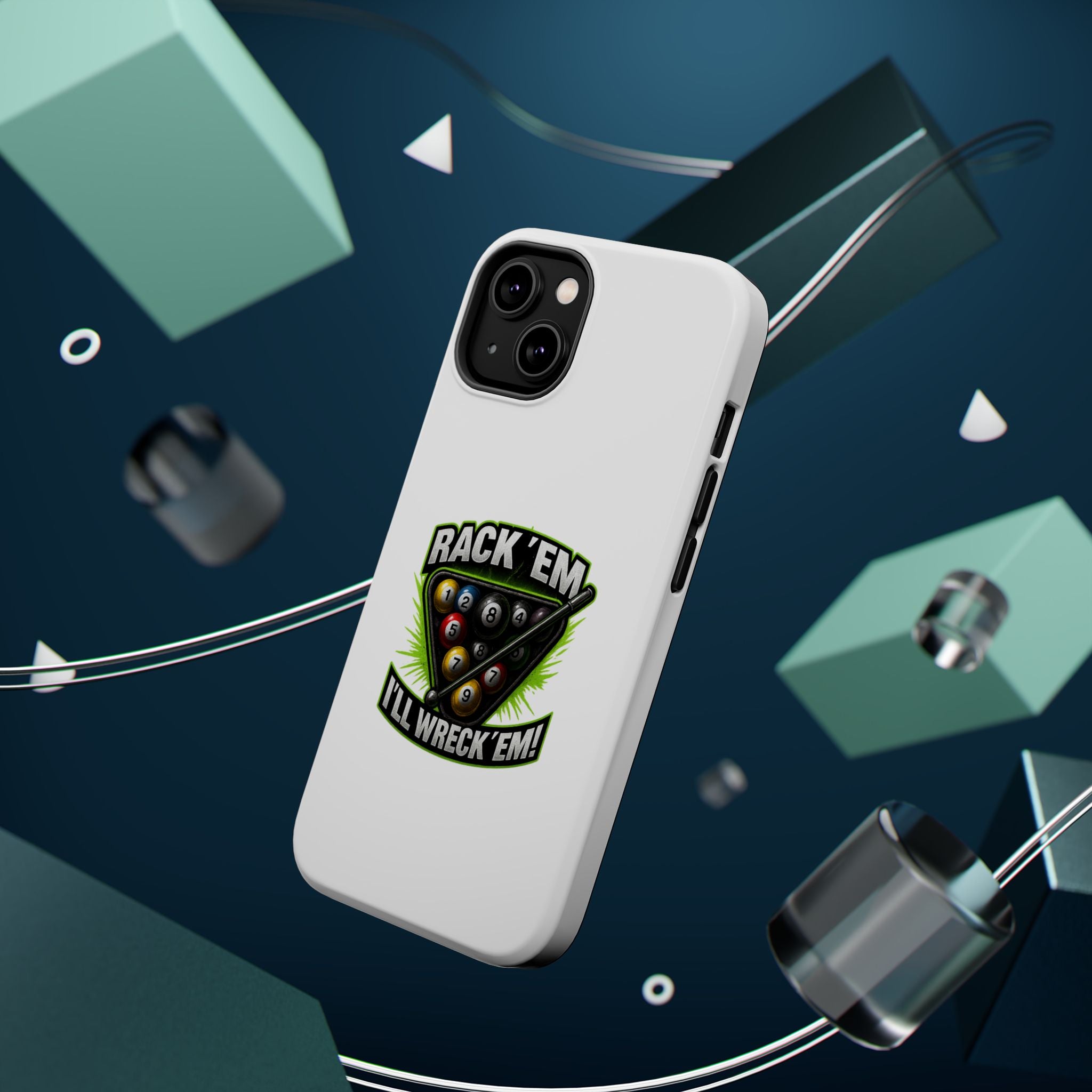 Magnetic Phone Case - Rack 'Em, I'll Wreck 'Em | Cool Custom Impact-Resistant Cases for Gamers & Pool Lovers, Perfect Gift for [...]