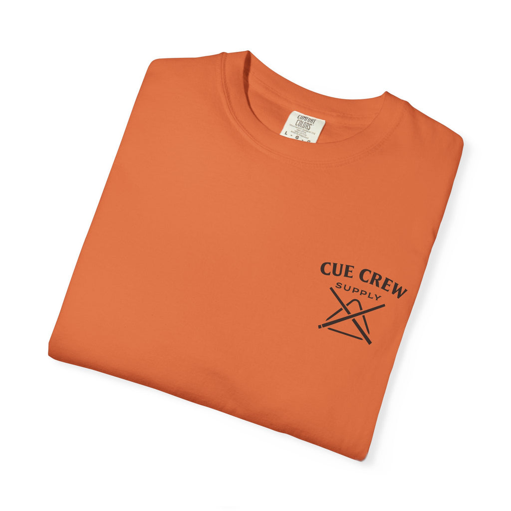 Cue The Hits, Sink The Shots Tee - Comfort Colors Brand