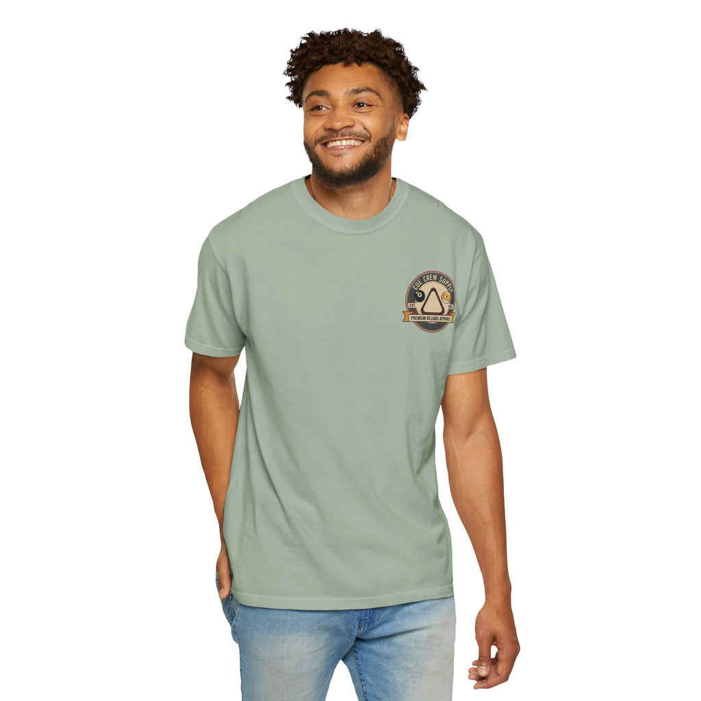 Still Shootin' Straight Pool Skeleton Comfort Colors Tee