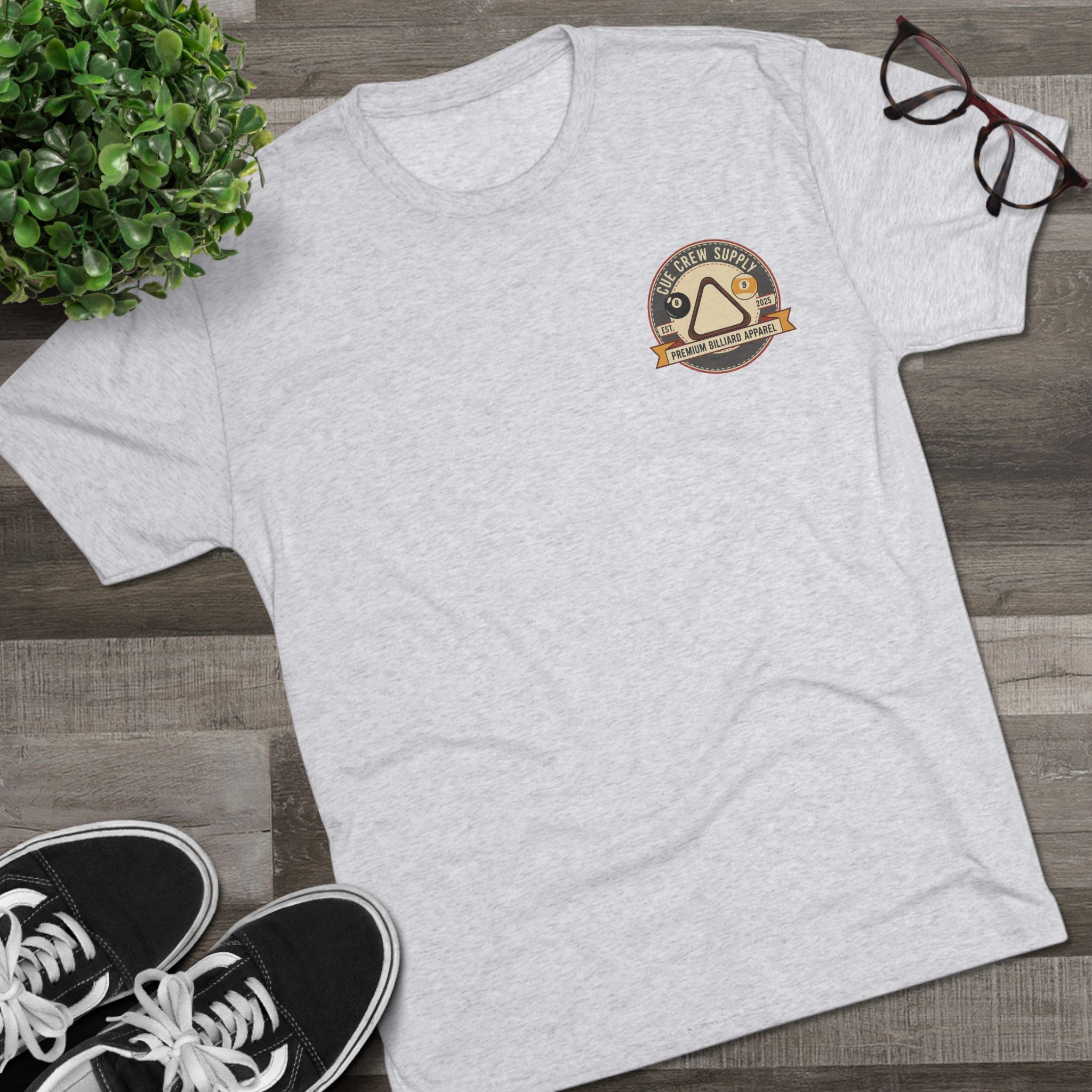 Plays 'Til Closing, Runs 'Til Empty Billiards Next Level Tri-Blend Tee