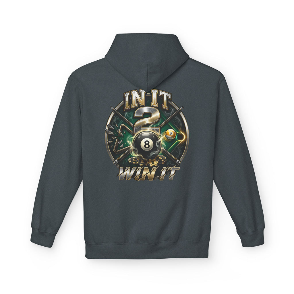 In It 2 Win It Pool Player Hoodie | Lucky 8 Ball & 9 Ball Billiards Graphic Hoodie | Cue Crew Supply