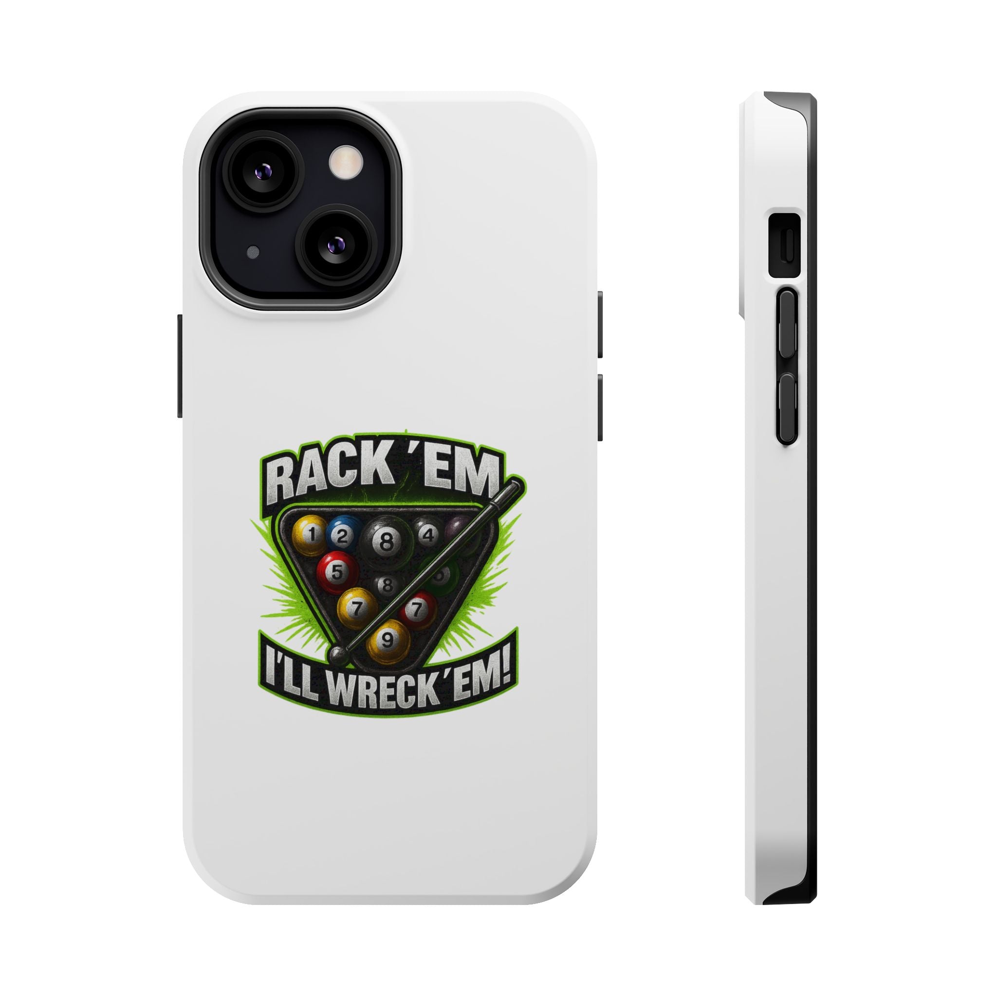 Magnetic Phone Case - Rack 'Em, I'll Wreck 'Em | Cool Custom Impact-Resistant Cases for Gamers & Pool Lovers, Perfect Gift for [...]