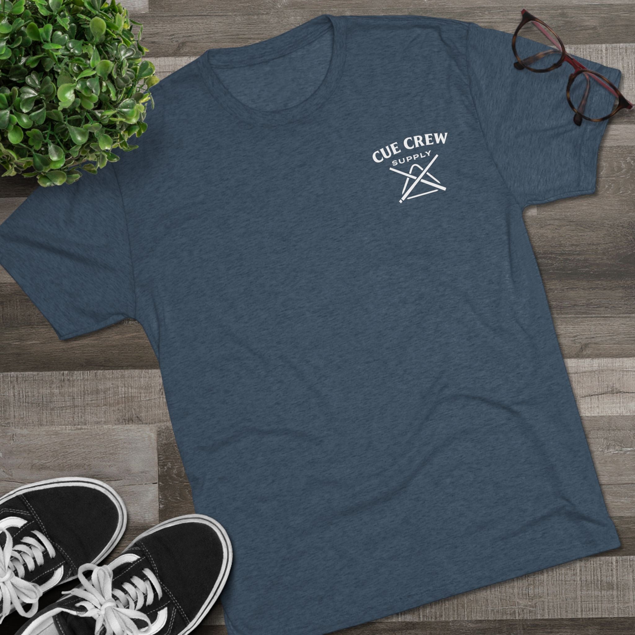 Pool Hair Don’t Care T‑Shirt — Funny Billiards Next Level Tri-Blend Tee