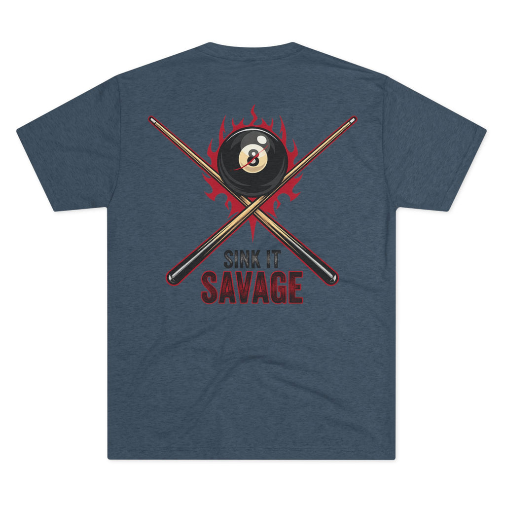 Sink It Savage Pool Tri-Blend Tee