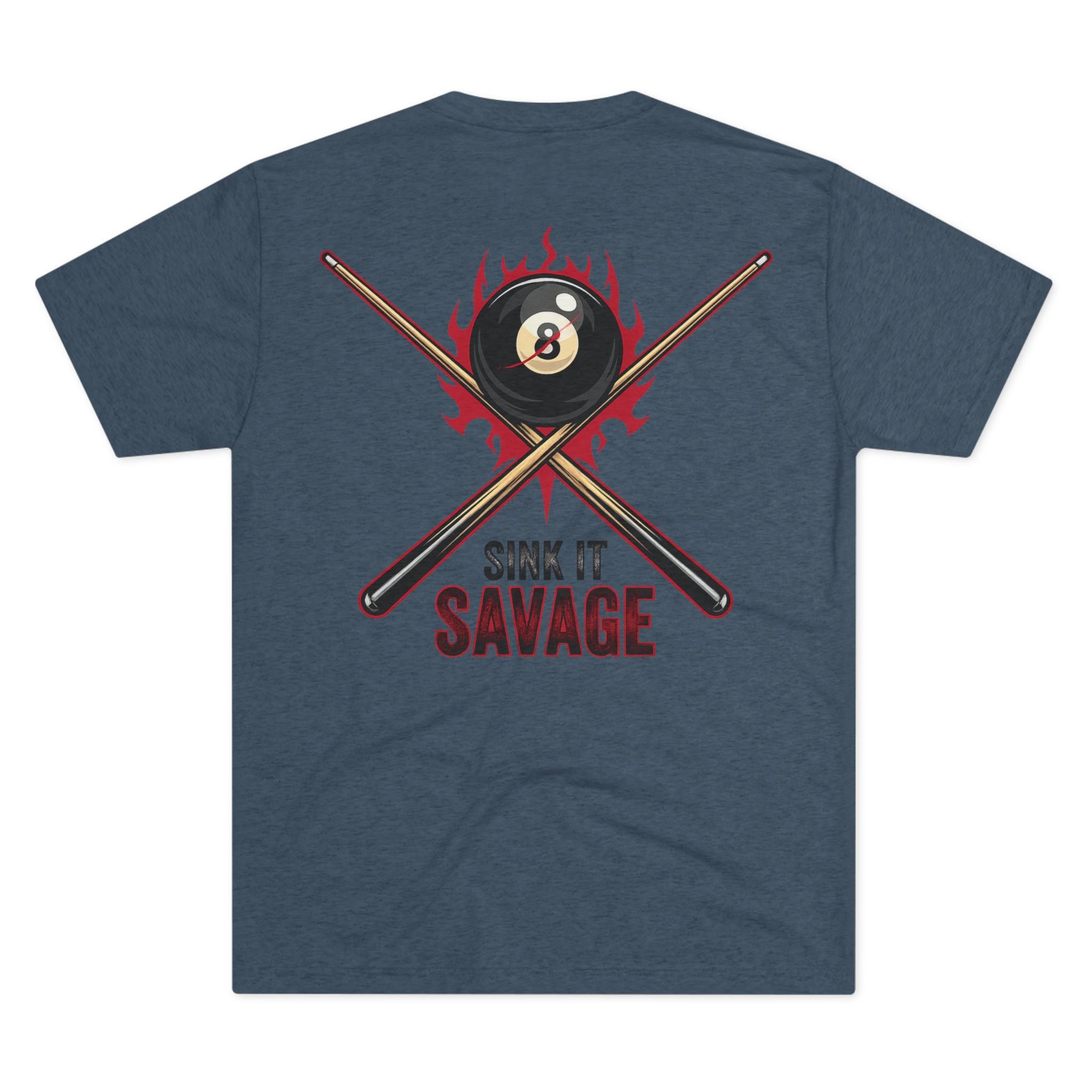 Sink It Savage Pool Tri-Blend Tee