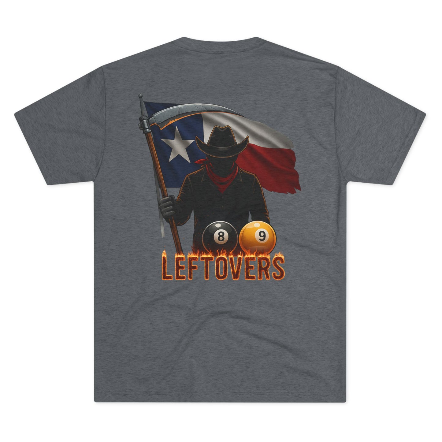 Leftovers Cowboy Reaper Next Level Tri-Blend Tee