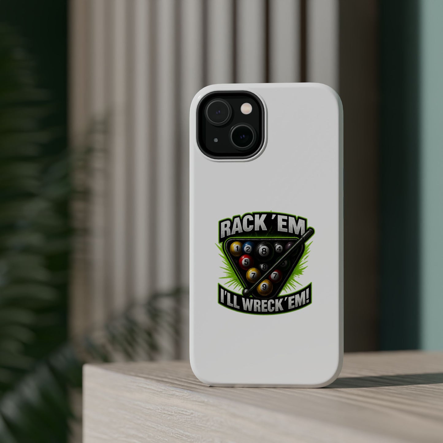 Magnetic Phone Case - Rack 'Em, I'll Wreck 'Em | Cool Custom Impact-Resistant Cases for Gamers & Pool Lovers, Perfect Gift for [...]