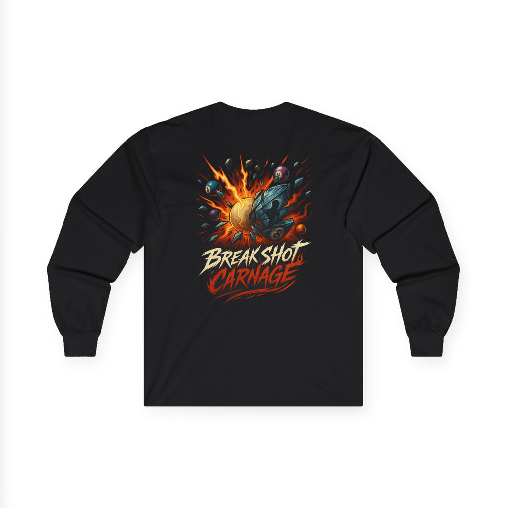 Break Shot Carnage Long Sleeve Tee