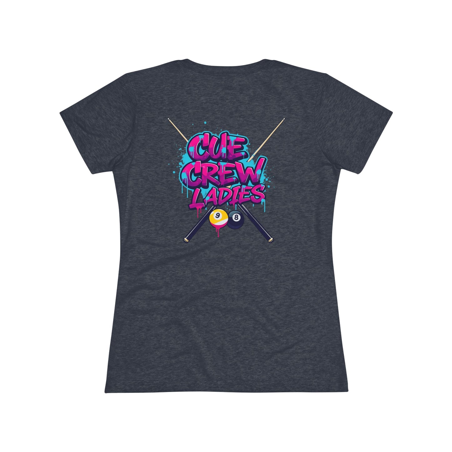 Cue Crew Ladies Next Level Women's Tri-Blend Tee