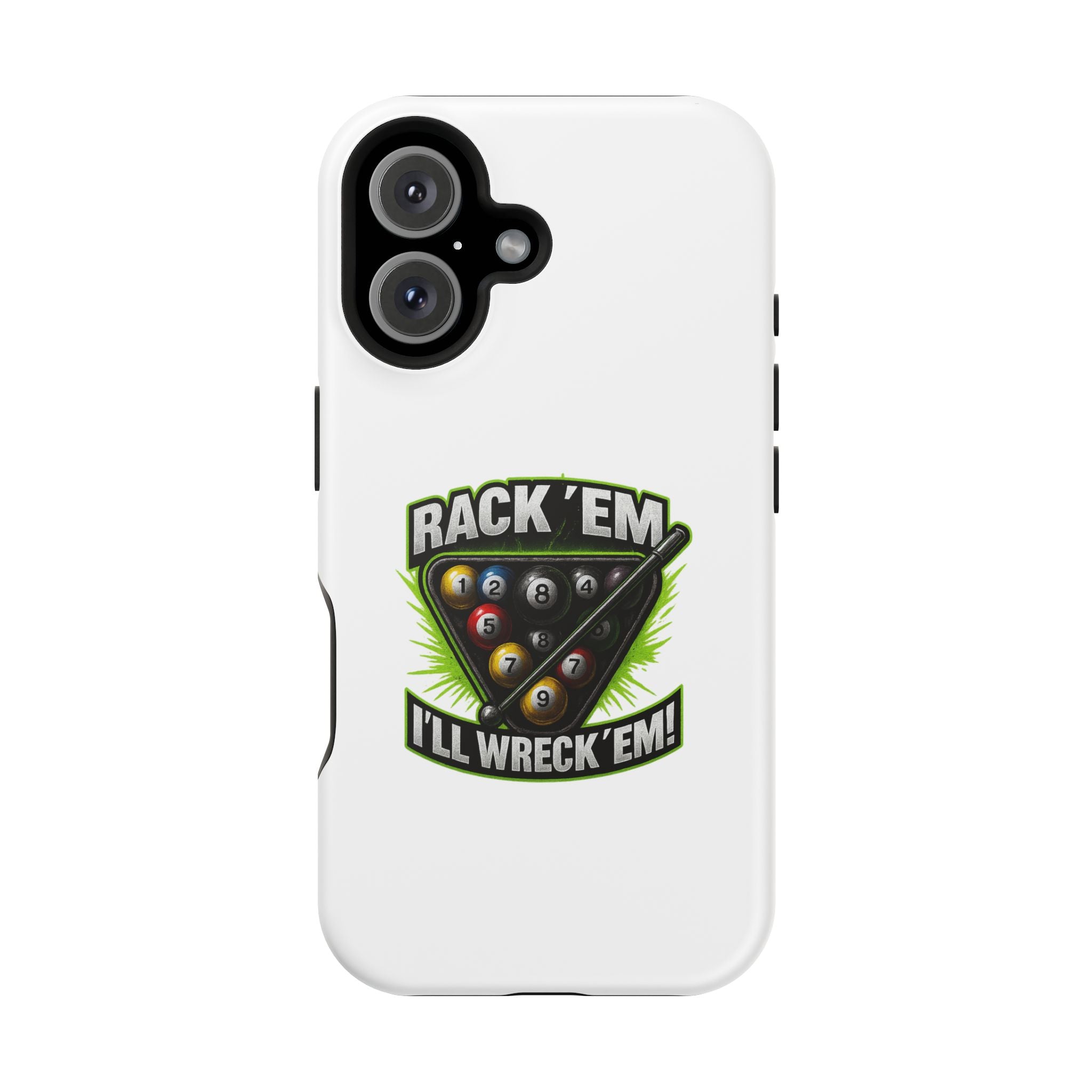 Magnetic Phone Case - Rack 'Em, I'll Wreck 'Em | Cool Custom Impact-Resistant Cases for Gamers & Pool Lovers, Perfect Gift for [...]