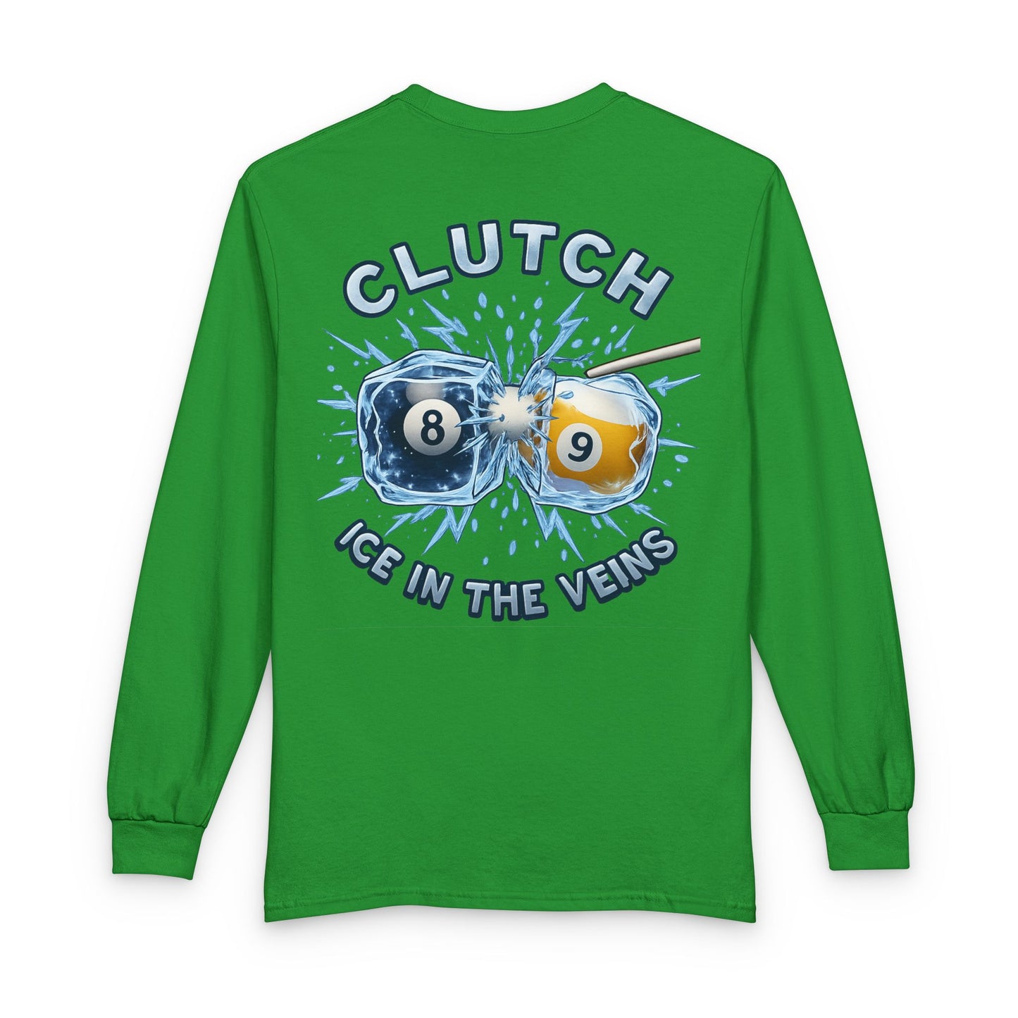 Clutch: Ice in the Veins Billiards Gildan Long Sleeve Tee