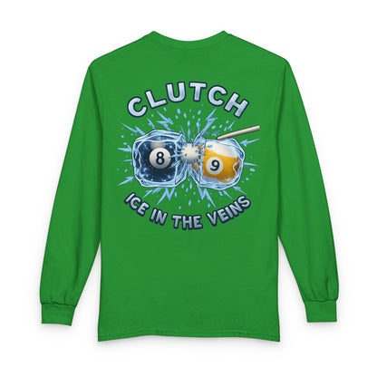 Clutch: Ice in the Veins Billiards Gildan Long Sleeve Tee
