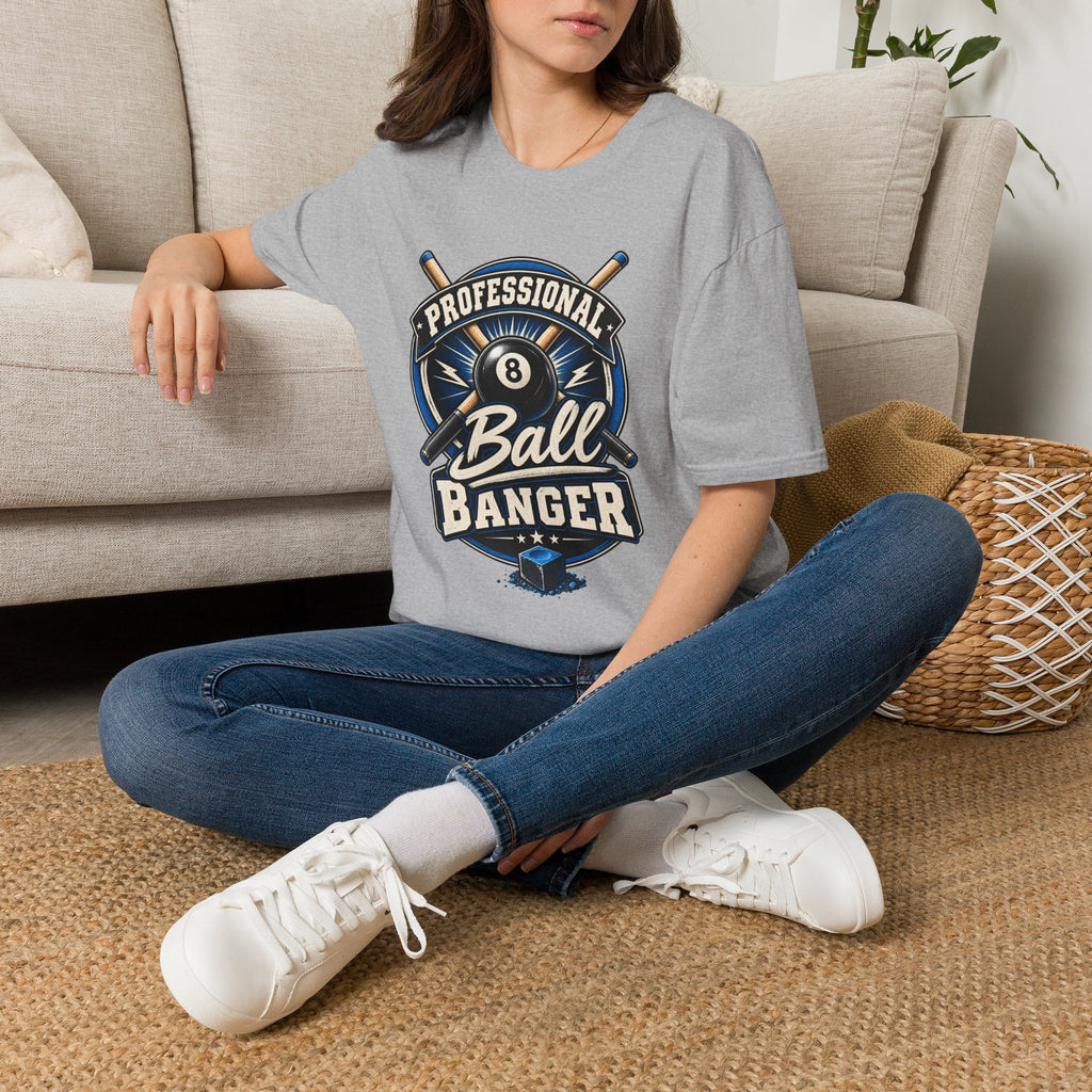 Professional Ball Banger – Funny Billiards T-Shirt – Pool Player Tee