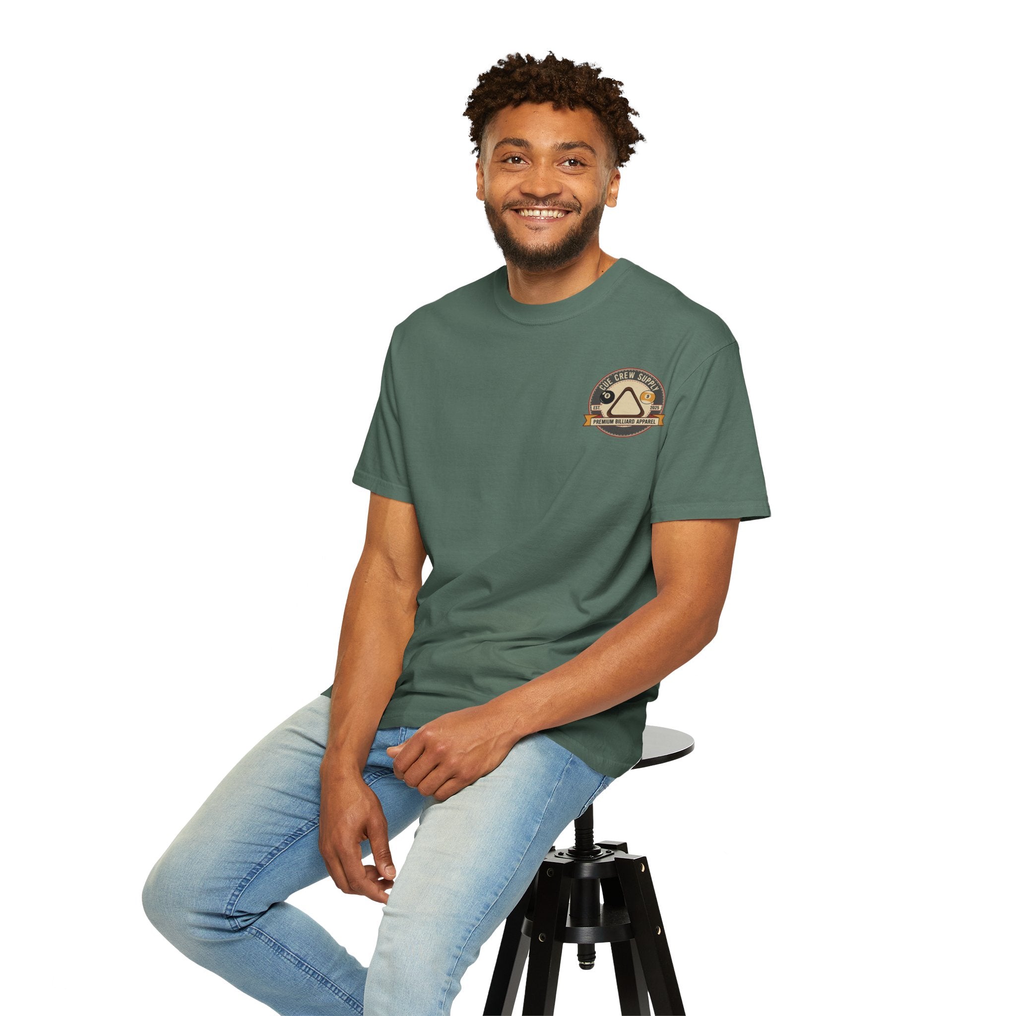 Still Shootin' Straight Pool Skeleton Comfort Colors Tee