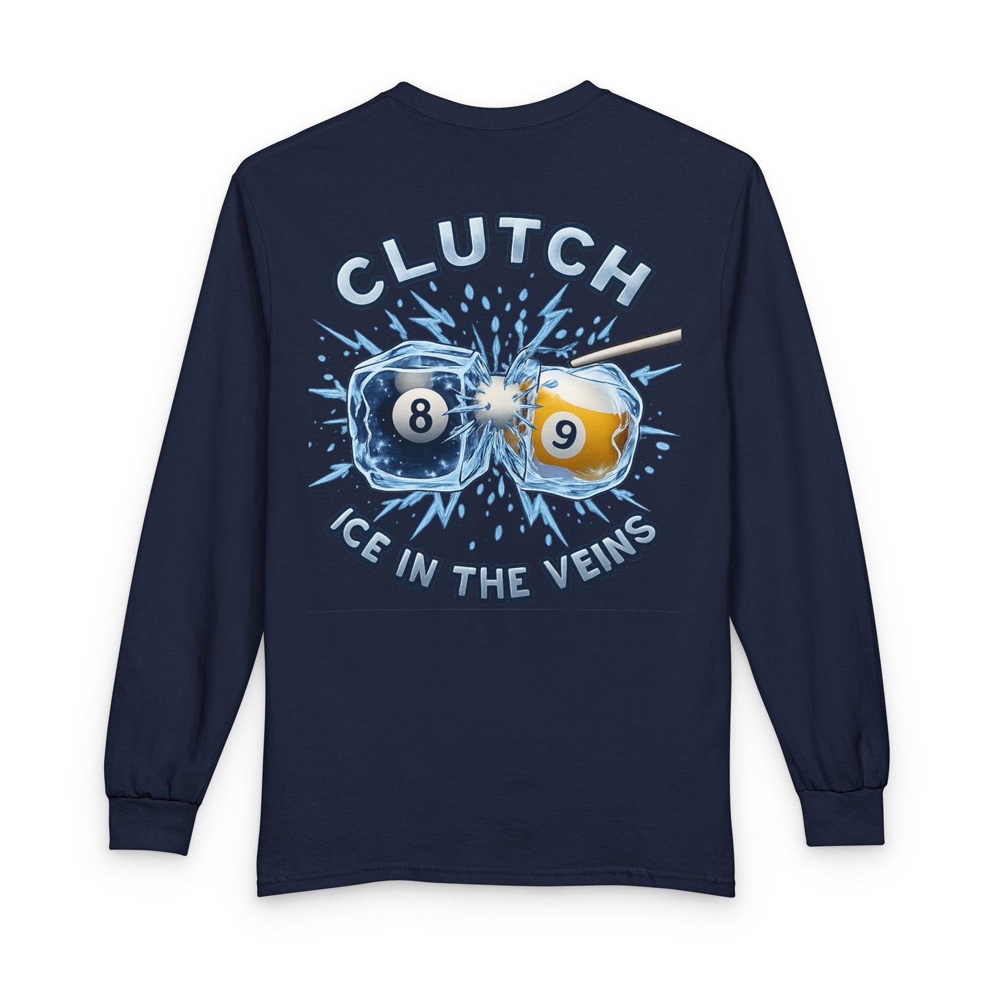 Clutch: Ice in the Veins Billiards Gildan Long Sleeve Tee