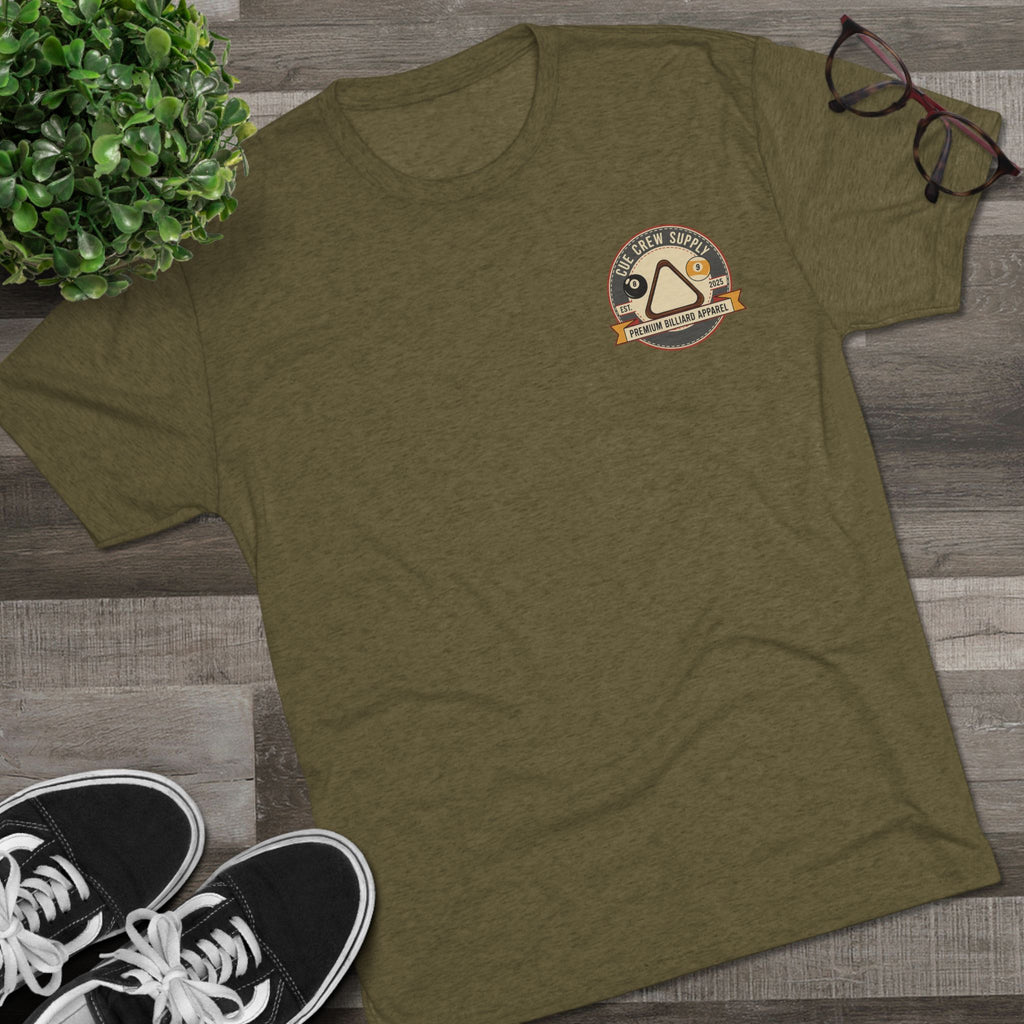 Plays 'Til Closing, Runs 'Til Empty Billiards Next Level Tri-Blend Tee