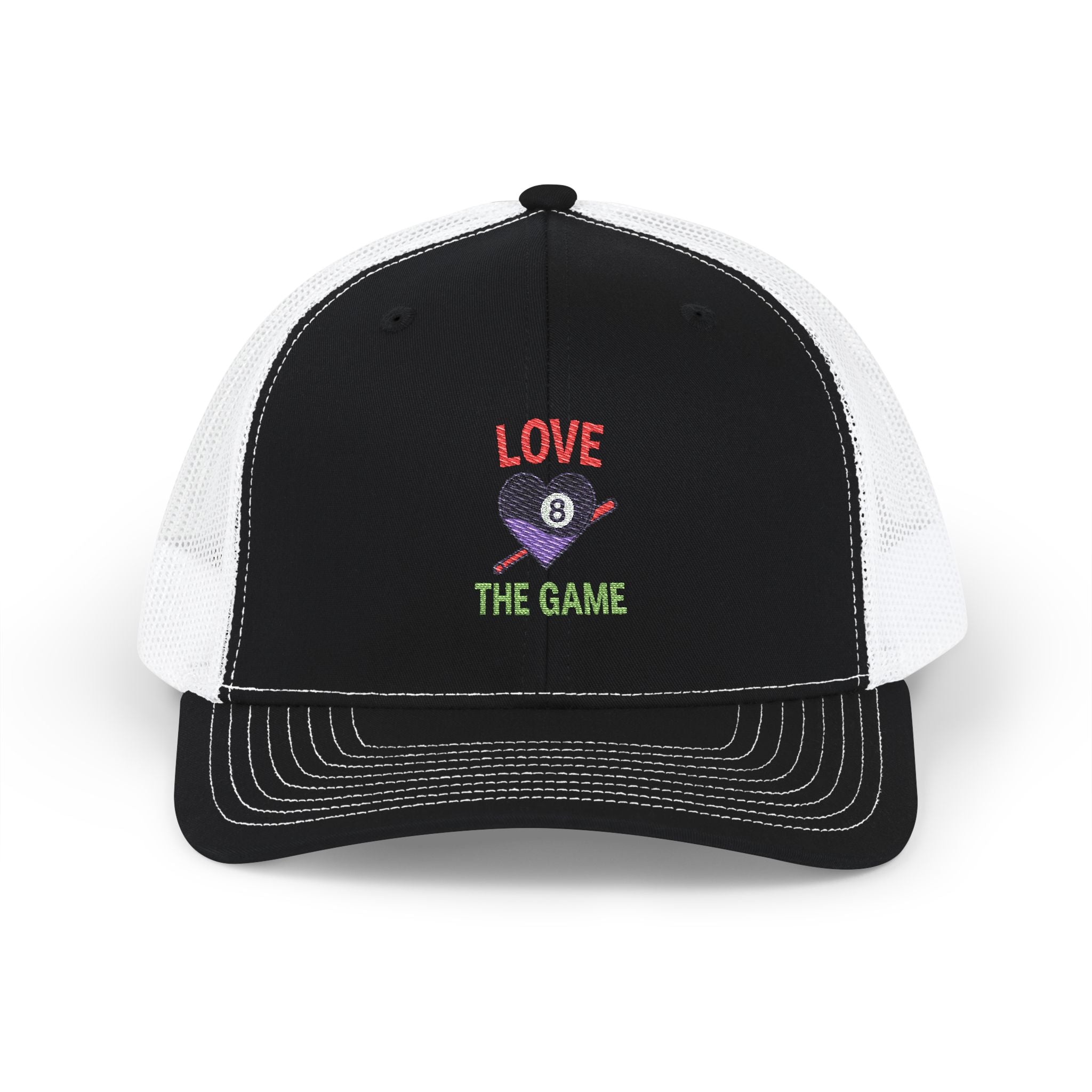 Love The Game Embroidered Richardson Trucker Cap