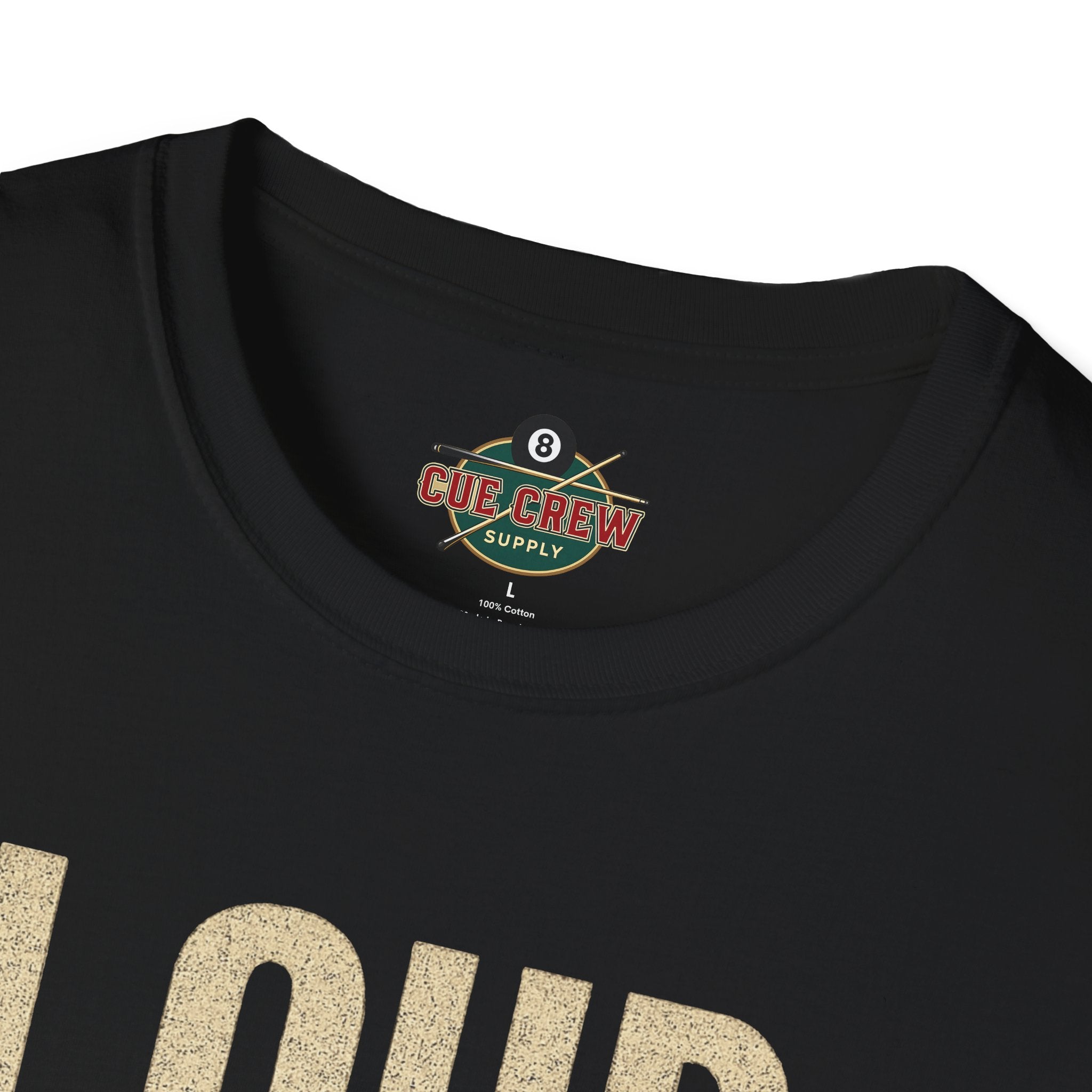 Loud & Obnoxious But a Good Pool Player Funny Billiards T-Shirt – Vintage 8 Ball Graphic Front Print Only Tee